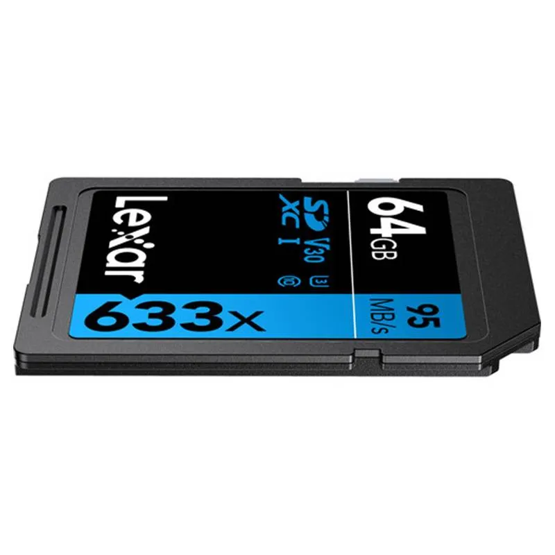 کارت حافظه SDXC لکسار مدل Performance کلاس 10 استاندارد UHS-I U3 سرعت 95MBps ظرفیت 64 گیگابایت
