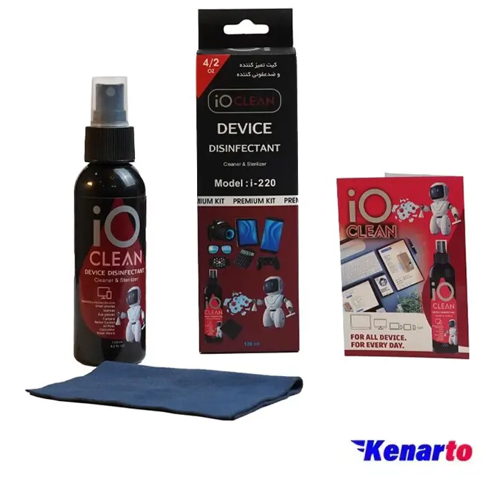 کیت تمیز کننده ال سی دی iO Clean مدل I-220