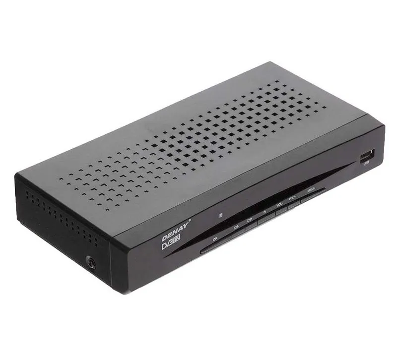 گیرنده دیجیتال دنای مدل (STB1011H (HEVC به همراه کابل AV