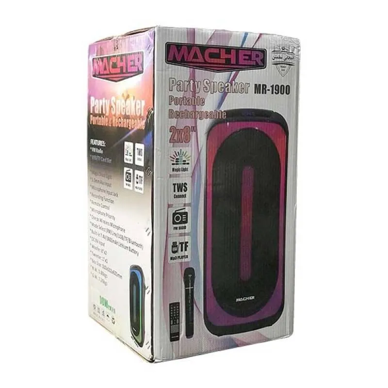 اسپیکر بلوتوثی قابل حمل مچر مدل MR-1900