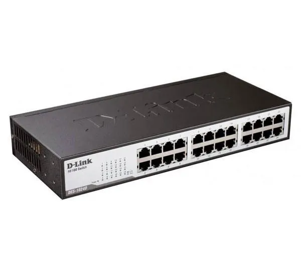 سوییچ 24 پورت غیر مدیریتی و دسکتاپ دی-لینک مدل DES-1024D