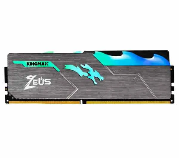 رم دسکتاپ DDR4 تک کاناله 3200 مگاهرتز CL17 کینگ مکس مدل Zeus Dragon RGB ظرفیت 8 گیگابایت