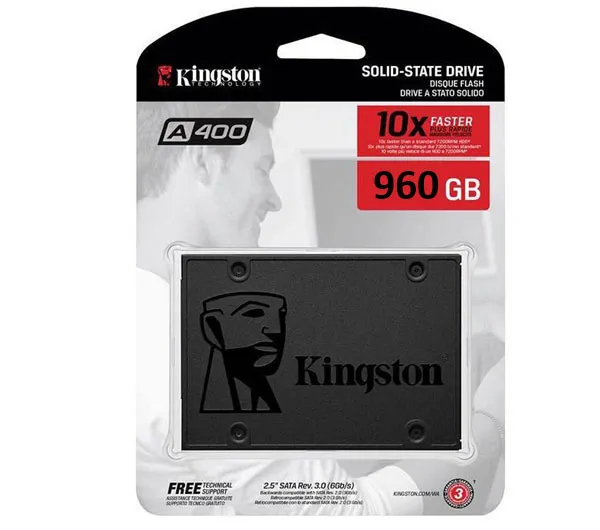 اس اس دی اینترنال کینگستون مدل A400 ظرفیت 960 گیگابایت