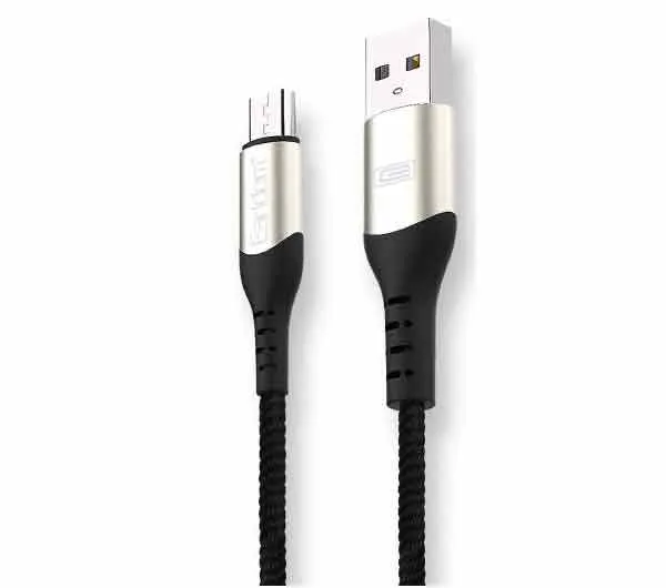 کابل تبدیل USB به microUSB ارلدام مدل EC-107 طول 1 متر