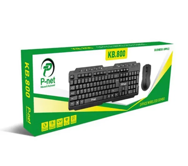 کیبورد و ماوس بی سیم پی نت مدل KB.800