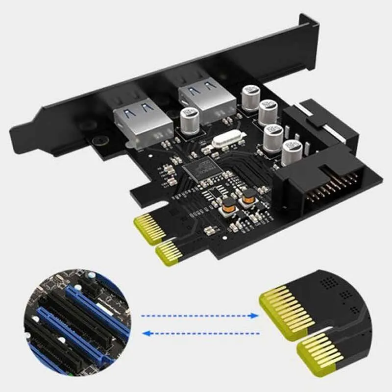 کارت 2 پورت USB3.0 PCI-E اوریکو مدل PME-4UI