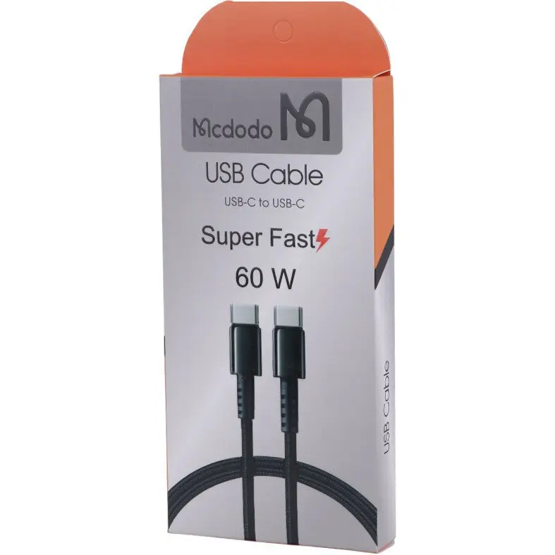 کابل تبدیل Type-C PD به Type-C مک دودو مدل 60W طول 1 متر