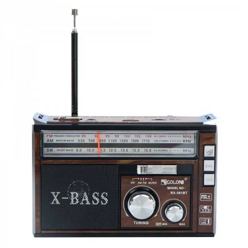 رادیو بلوتوثی گولون مدل RX-381BT