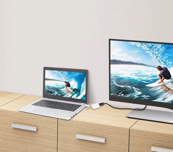 تبدیل DisplayPort به HDMI وی نت مدل QP