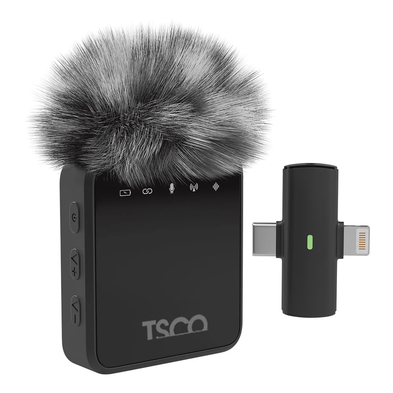 میکروفن یقه ای بی سیم تسکو مدل TMIC 5007 DUAL Type-C / Lightening