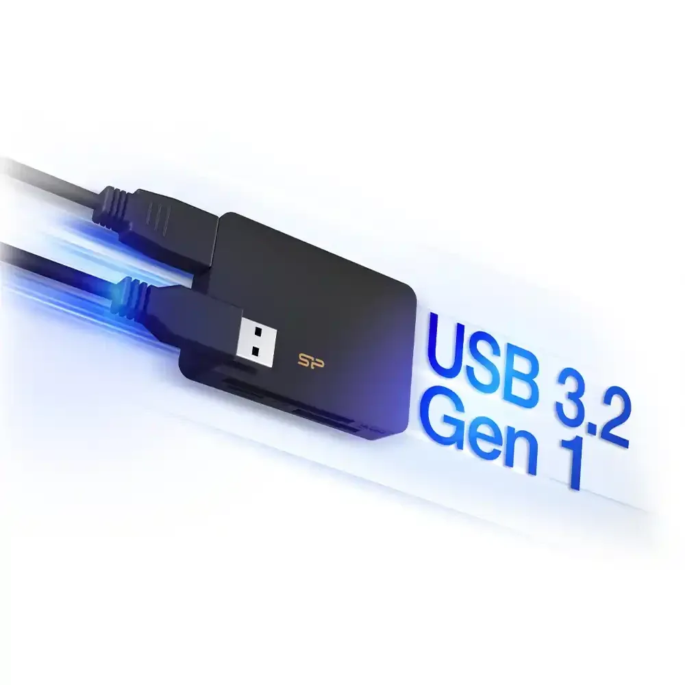 کارت خوان سیلیکون پاور مدل All in One USB3.2 GEN1