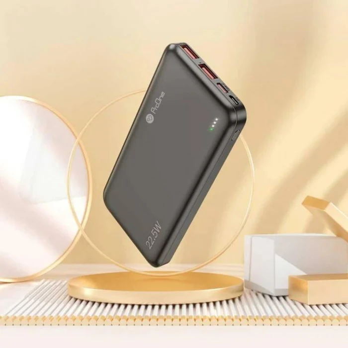 شارژر همراه پرووان مدل PPB5115 PD 22.5W ظرفیت 10000 میلی‌آمپر ساعت