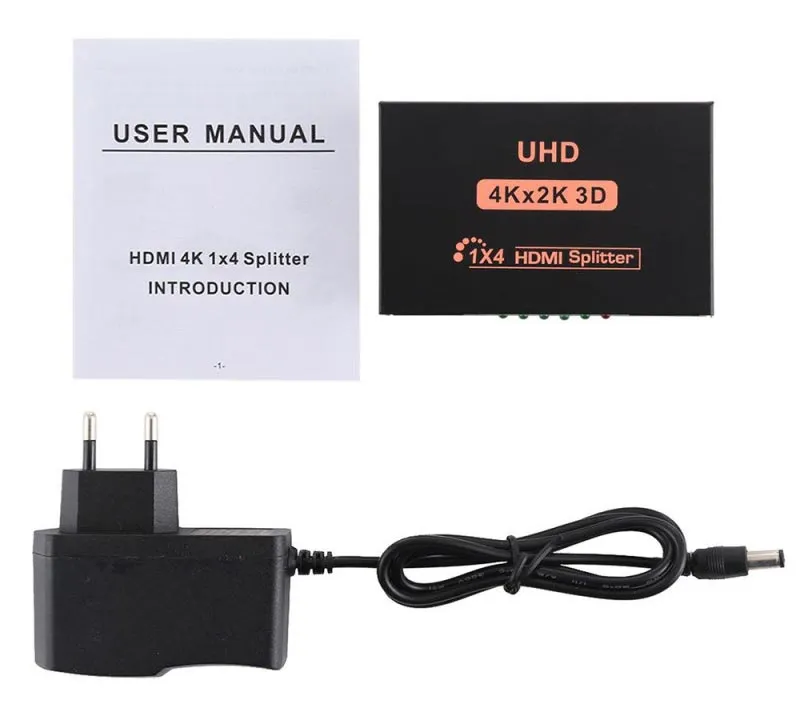 اسپلیتر 1 به 4 HDMI مدل UHD-HTS 4K