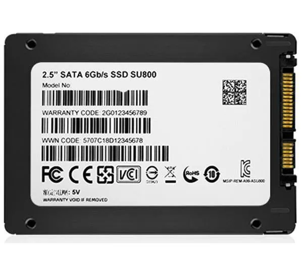 حافظه SSD ای دیتا مدل SU800 ظرفیت 512 گیگابایت
