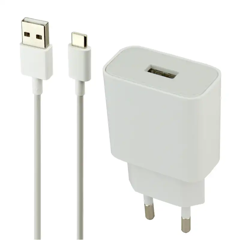 شارژر دیواری 10W USB شیائومی اورجینال به همراه کابل تبدیل Type-C