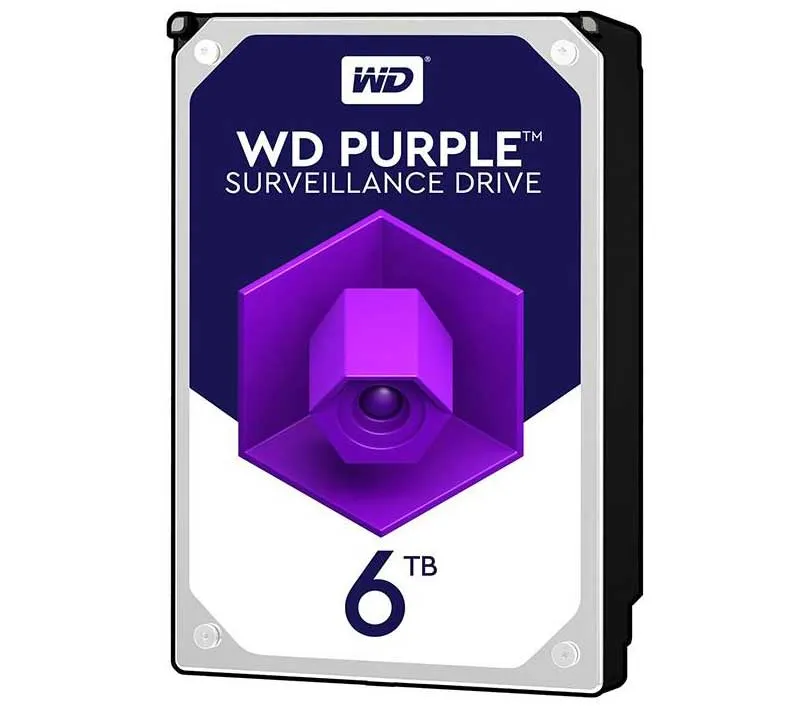 هارددیسک اینترنال وسترن دیجیتال مدل Purple ظرفیت 6 ترابایت