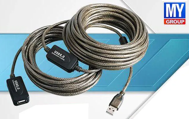کابل افزایش طول USB 2.0 مای گروپ طول 10 متر برددار