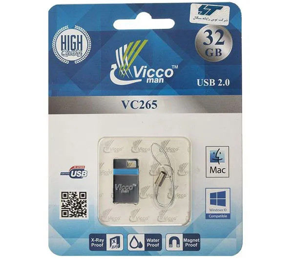 فلش مموری ویکومن مدل vc265 ظرفیت 32 گیگابایت