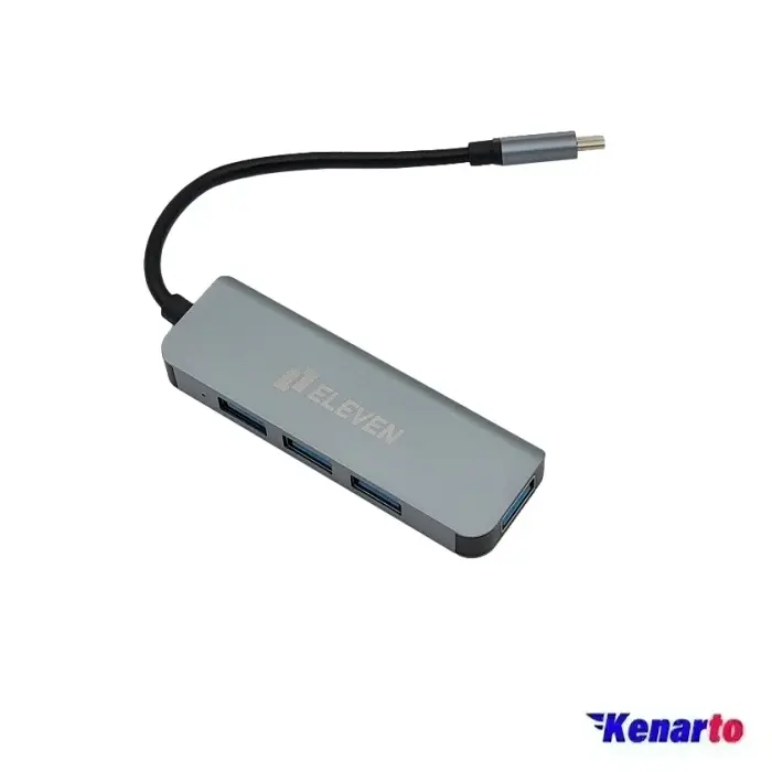 هاب 4 پورت Type-C ایلون مدل H801 هاب 4 پورت Type-C ایلون مدل H801