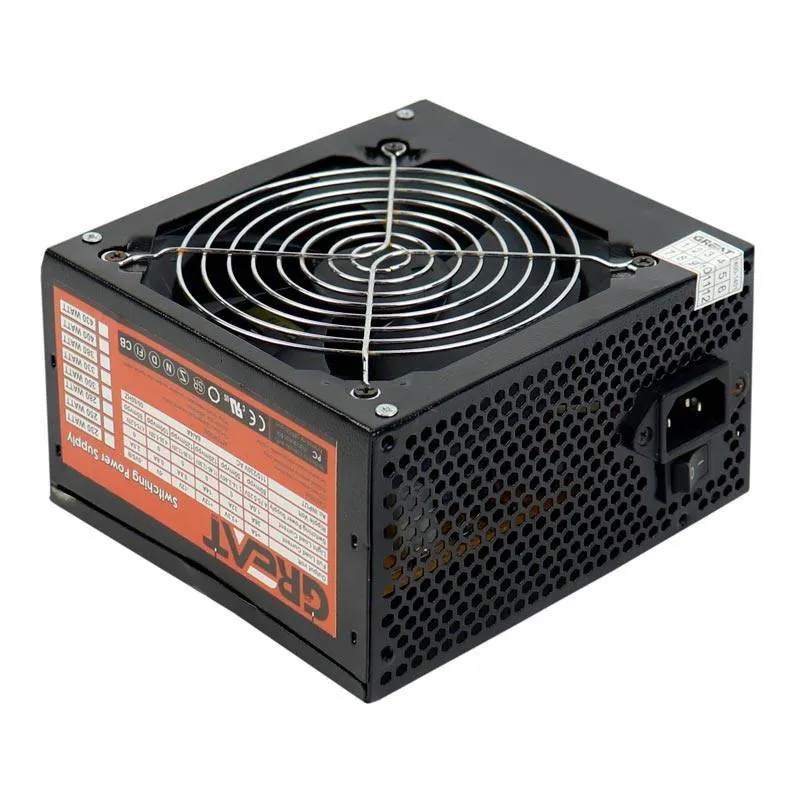 منبع تغذیه کامپیوتر گریت مدل GR230 230W فن بزرگ