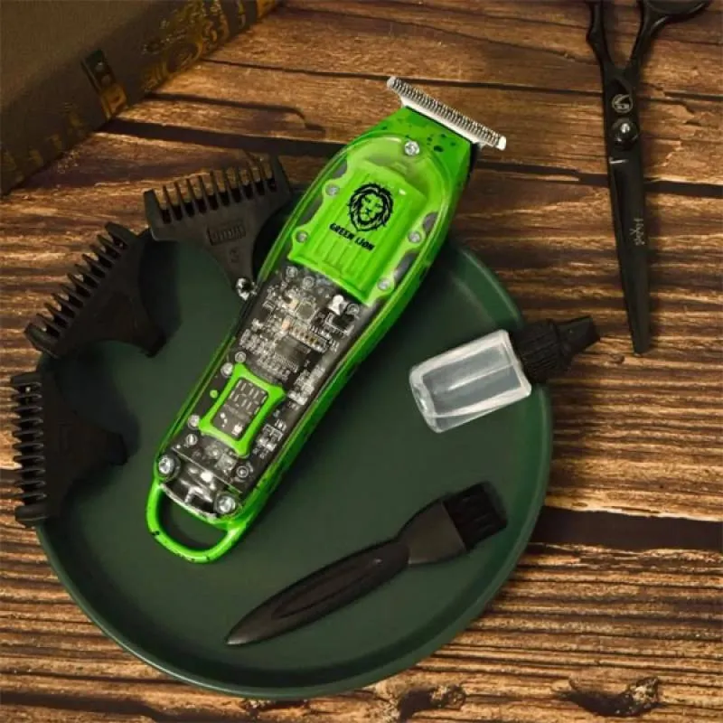 ماشین ریش تراش گرین لاین مدل Transparent Pro Hair Trimmer 1400mah
