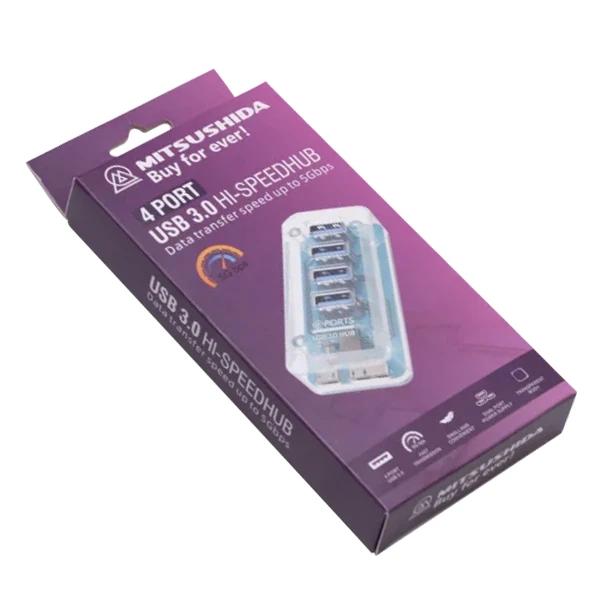 هاب 4 پورت USB3.0 میتسوشیدا مدل KC-392